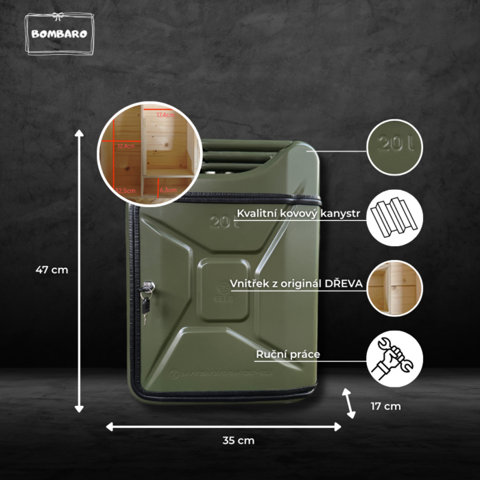 Zelený Kanystr bar (Pivní model) - Obrázek 3