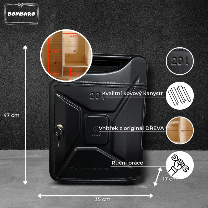 Černý Kanystr bar (Pivní model) - Obrázek 2