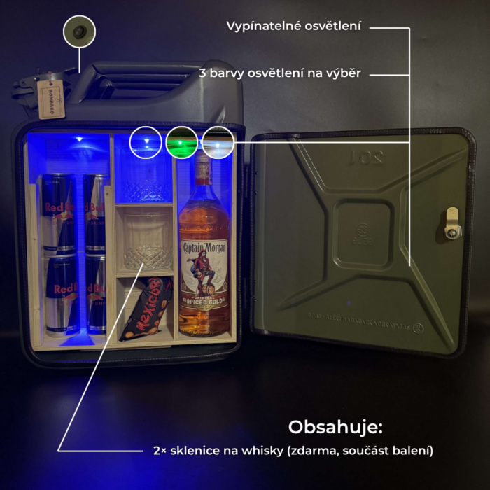 Zelený Kanystr bar (Třetinkový model) - Obrázek 7