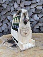 Dřevěný nosič piva | varianta čisté dřevo - Obrázek 2