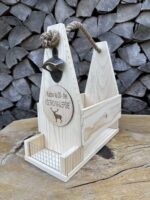 Dřevěný nosič piva | varianta čisté dřevo - Obrázek 3