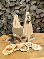 Dřevěný nosič piva | varianta čisté dřevo - Obrázek 7